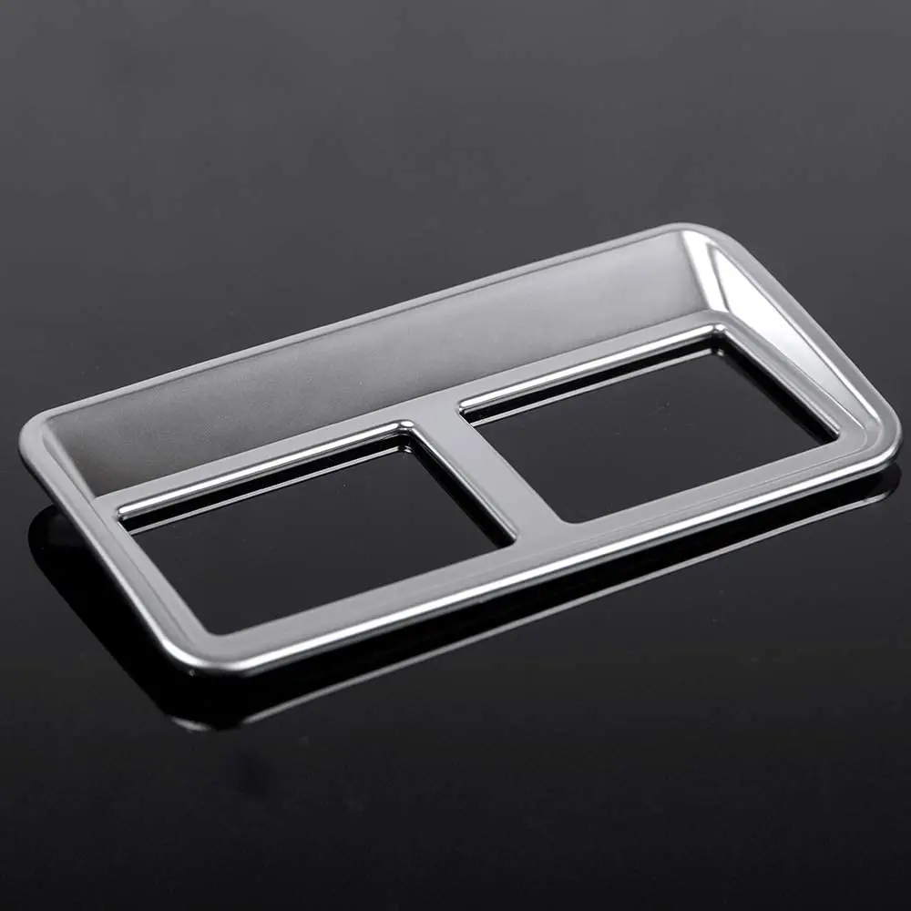 ABS Хромированная задняя дверь переключатель Регулятор фары кнопка Крышка