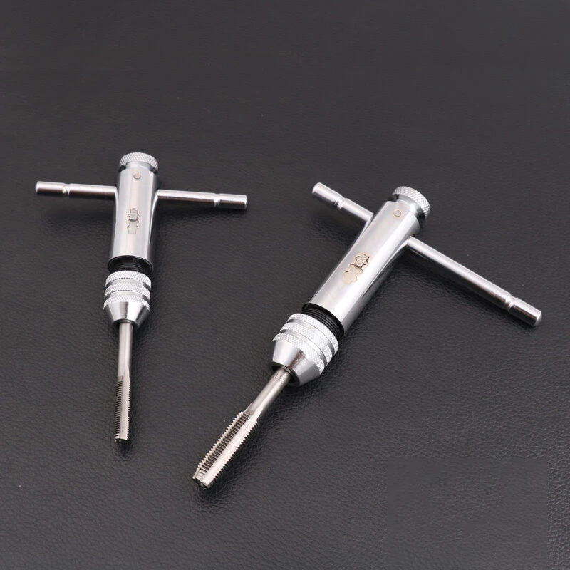 Новинка 2 шт. ручной инструмент с трещоткой Регулируемый Т-образная рукоятка