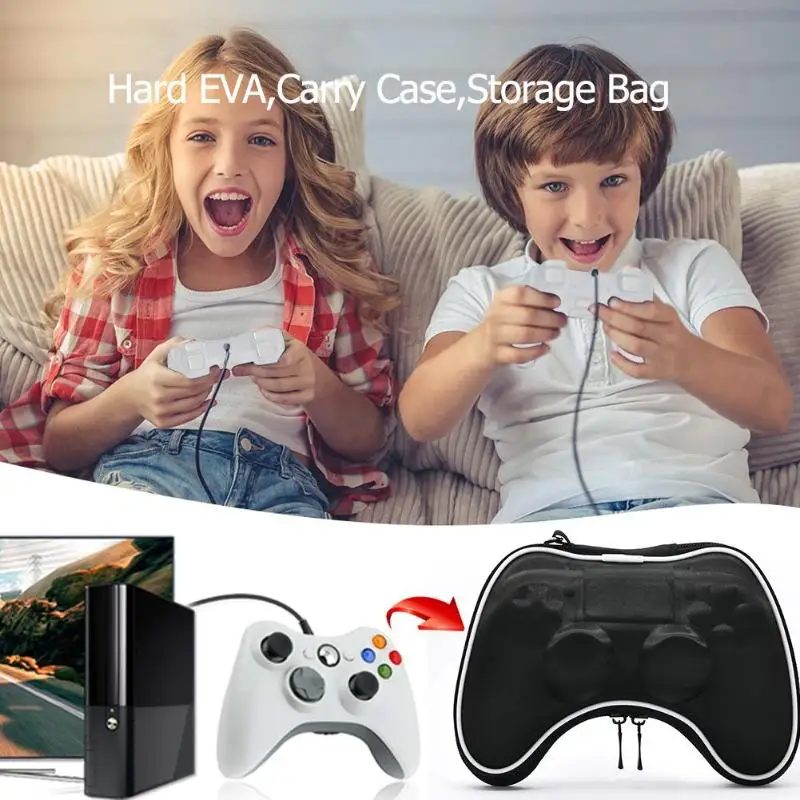 Portable Hard EVA Protective Pouch Carrying Case Storage Bag for Play Station 4 PS4 Gamepad Controller 180mm*120mm*40mm | Электроника
