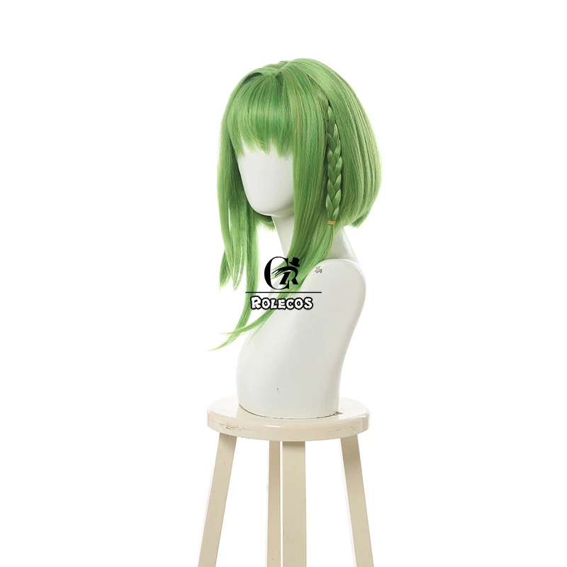 Cosplay Wig ROLECOS Nanamine Sakura парик для унитаза Hanako kun женский зеленый Jibaku Shounen