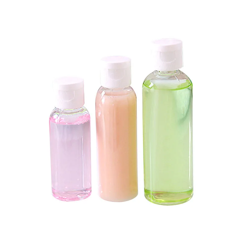 Бутылка для шампуня и лосьона путешествий образец образца продукта по уходу за