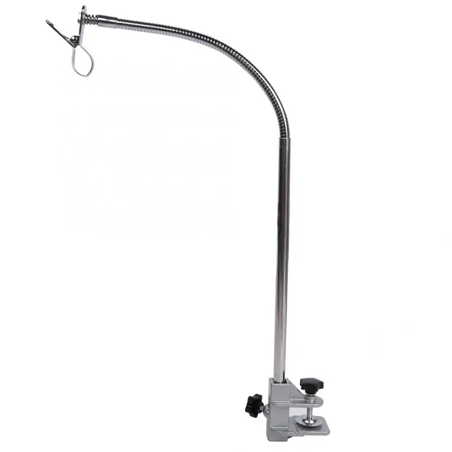 Нескользящая Гибкая подставка из нержавеющей стали с зажимом для стола груминга