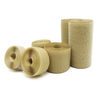 10cm width no adhesive hook loop fastener tape sewing magic tape sticker strap couture strip clothing khaki