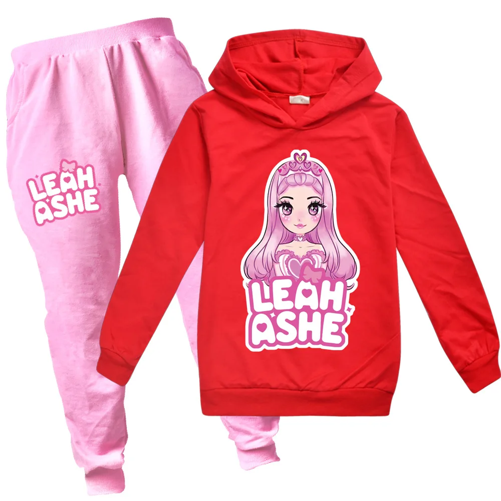 Детские худи с 3D принтом LEAH ASHE толстовка надписью для маленьких девочек мужские и