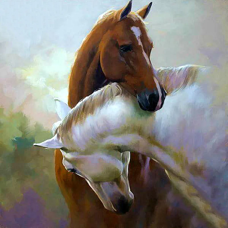 

5D diy horse animal diamond painting living room office study bedroom home decoration bedside pendant