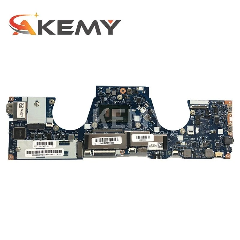 la e551p laptop motherboard for lenovo yoga 720 13ikb original mainboard with cpu i5 7200u 8gb ram 100 fully tested free global shipping