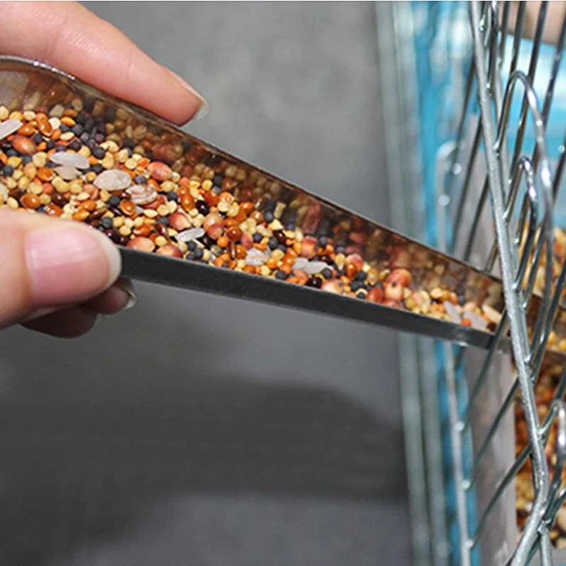 Кормушка для птиц из нержавеющей стали поставка кормления попугай голубь птица