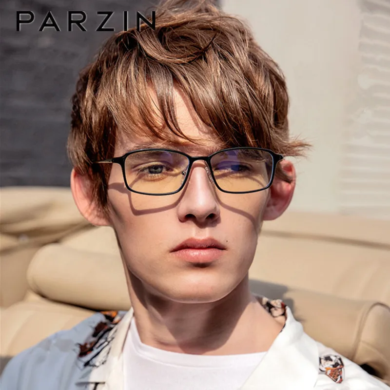 PARZIN, анти-синий светильник, стекло, мужские очки для чтения, защитные очки, очки для глаз, очки, игровые компьютерные очки, es для женщин 15752
