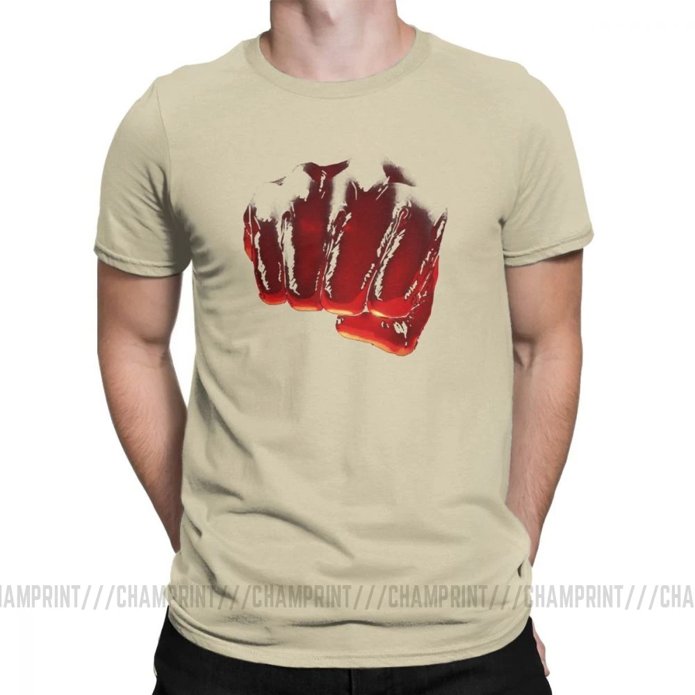 Мужская футболка One Punch Man Aitama из чистого хлопка, футболки с коротким рукавом Saitama OPM Oppai, Аниме Манга, футболки с круглым вырезом, одежда 6XL - Цвет: Хаки