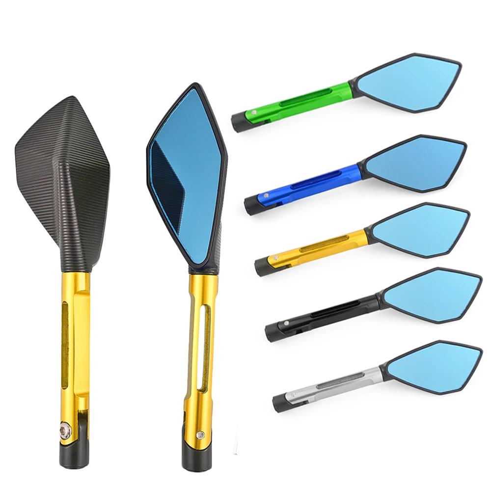 Алюминиевое универсальное мотоциклетное зеркало заднего вида слепые спортивные