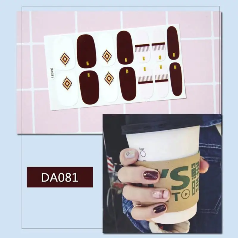 Стикер для ногтей маникюрный салон Сделай Сам Маникюр Педикюр мульти стиль