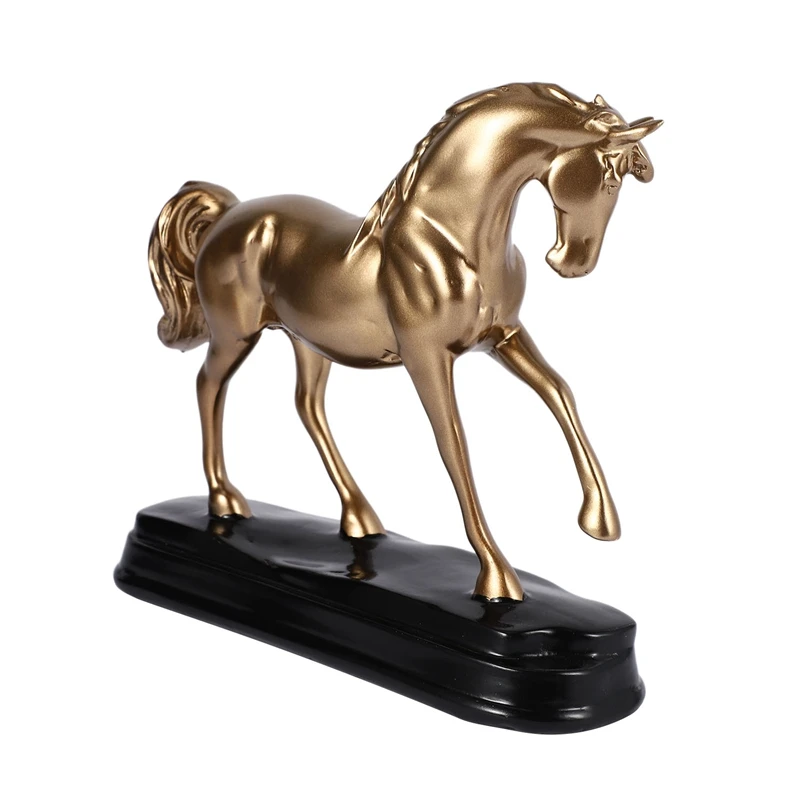 Домашний декор медные украшения из смолы в виде лошадей искусственные поделки
