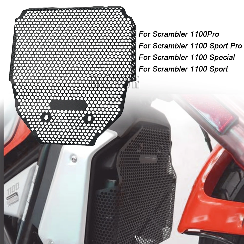 

Motorcycle Accessories 1100Sport Pro 2018 2019 2020 2021 Oil Cooler Guard Radiator For Ducati Scrambler 1100 Pro Sport Special