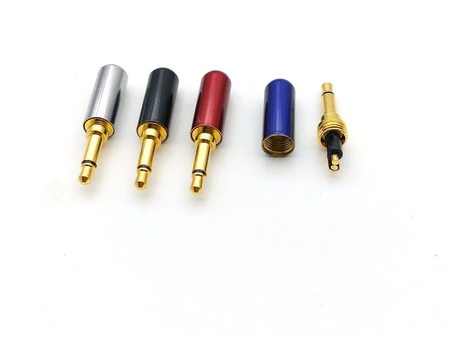 100 шт. Медный позолоченный разъем 3 5 мм|connector 3.5mm|connectors goldconnector plug |
