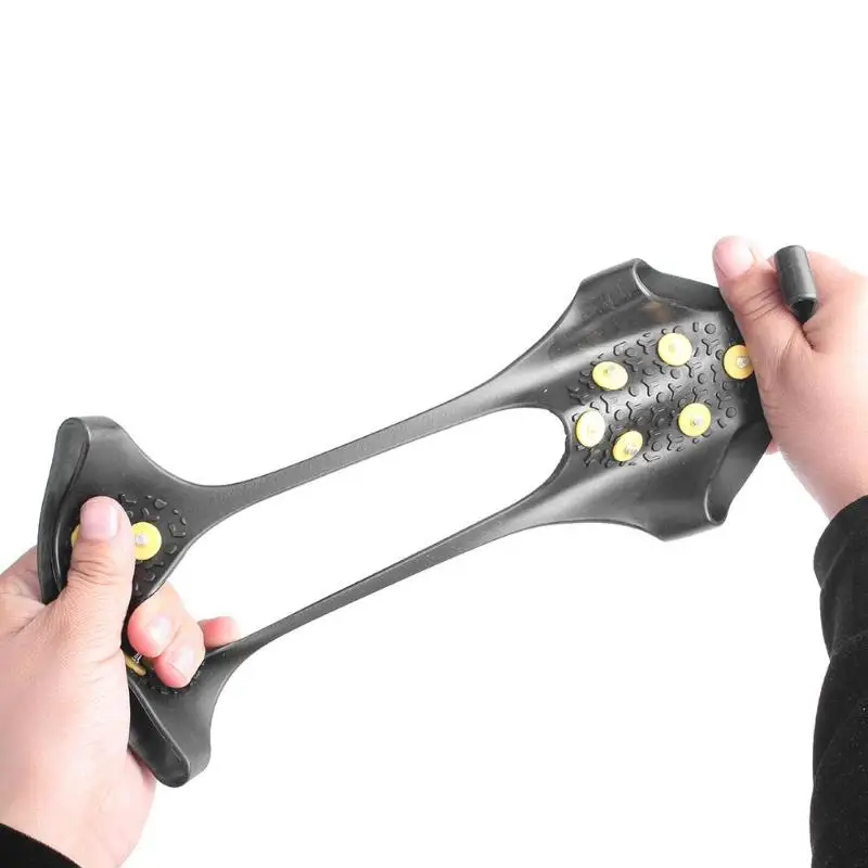 10 шипов универсальная обувь для снега и льда с шипами зажимы скобы зимние