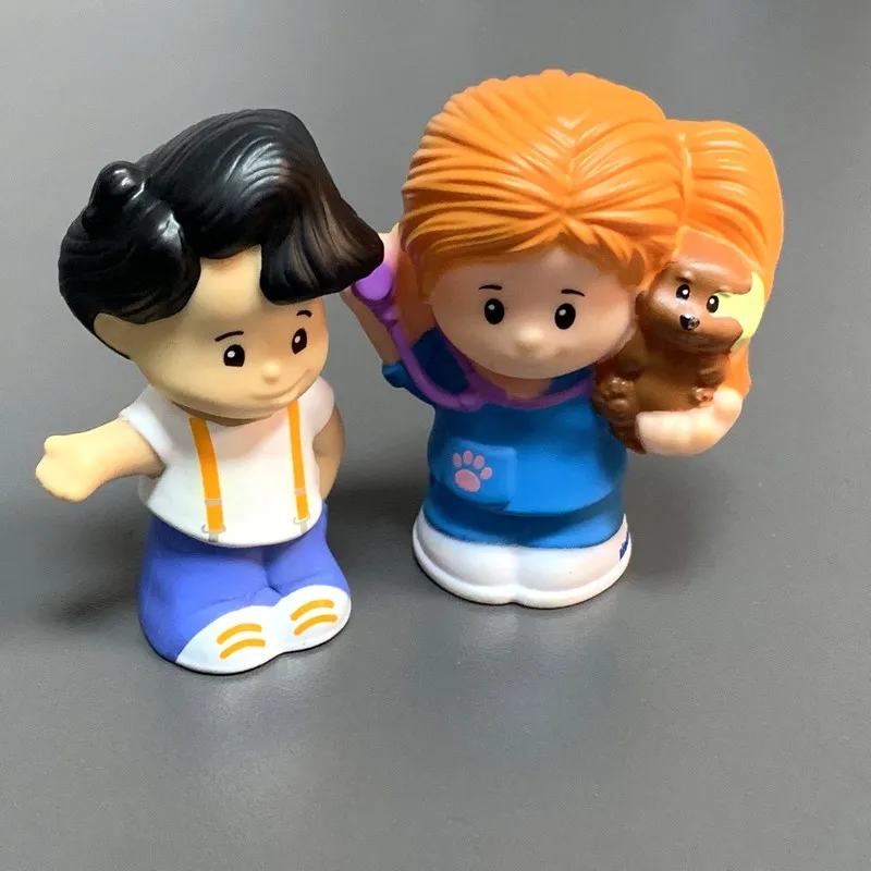 Кукла Fisher Little mini People 2 дюйма фигурка мальчика девочки зоопарк говорящее животное
