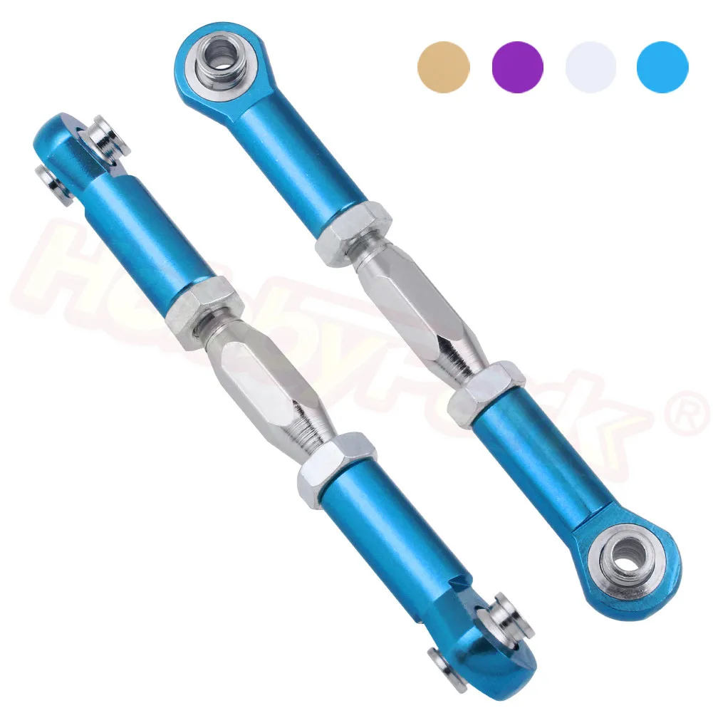 

166017 106017 Aluminum Steering Linkage 06048 For HSP 1/10 Upgrade Parts 4WD RC Model Car Off Road Buggy Truck 94106 94166 94111