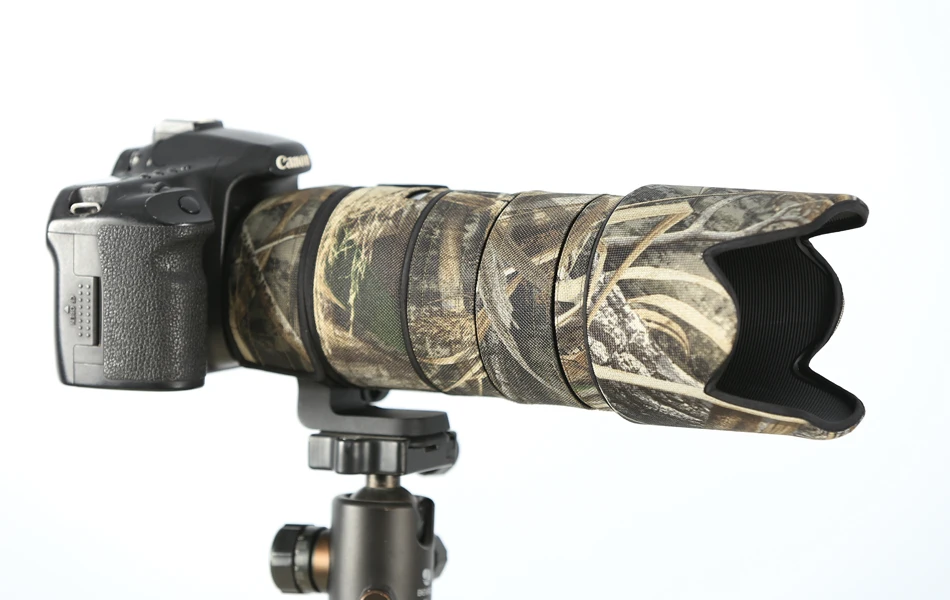 Водонепроницаемый камуфляжный чехол ROLANPRO для объектива дождевик Tamron SP 70 200 мм F/2 8