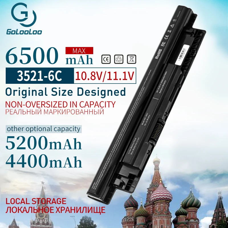 11 1 V ноутбук Батарея для Dell inspiron 3521 2521 2421 3721 5521 15R 14R 5421 VR7HM W6XNM 15 17R 5721 17 X29KD MR90Y xcmrd |