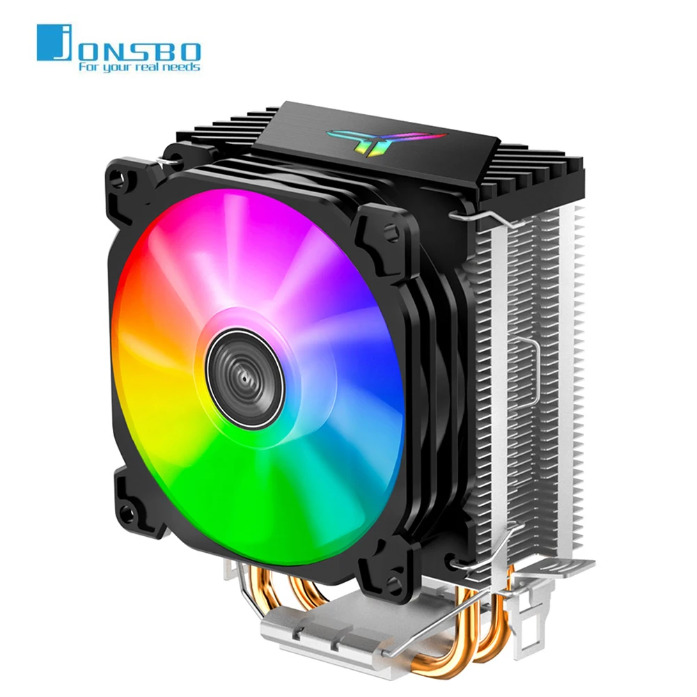 Jonsbo CR1200 Tower светодиодный вентилятор кулера для процессора 4 тепловые трубы PWM 4Pin