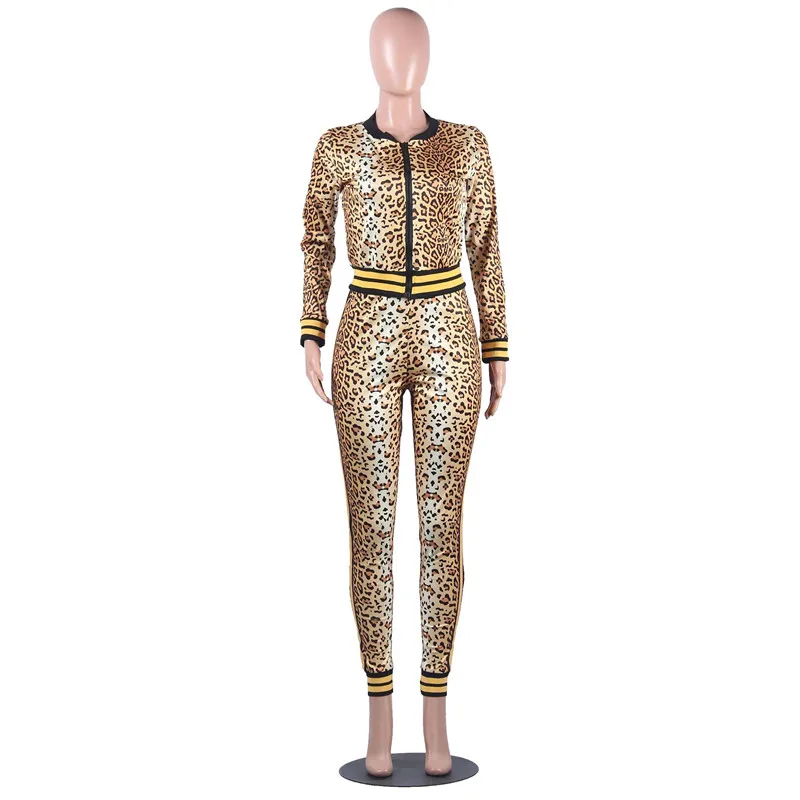 Осенние женские комплекты одежды пальто на молнии с длинным рукавом и круглым