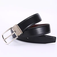 deconn mens classical dress genuine leather casual adjustable durable waist strap jean black brown belt male ceinture