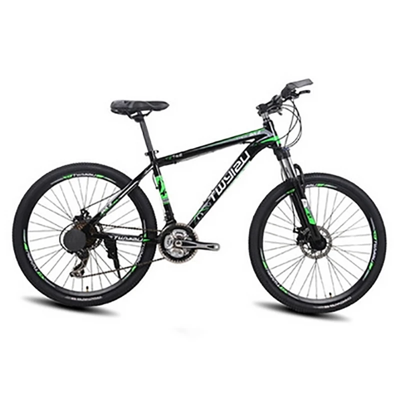 

Mountain Bike Aluminum Alloy Material 26 Inch 24 Speed Double Disc Brake Adult Cross-Country
