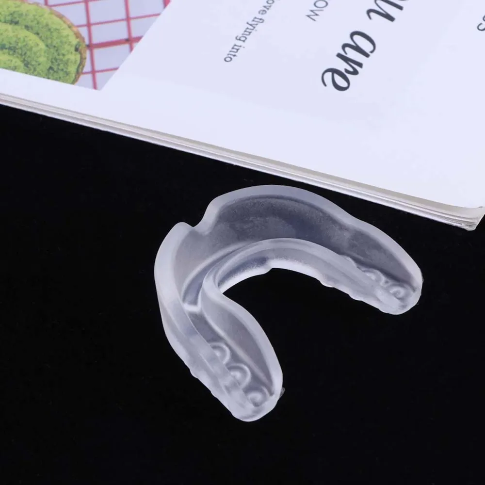 

3pcs Sports Mouth Guard Teeth Braces Protector Gum Shield for Boxing MMA Football Hockey Rugby (Transparent)