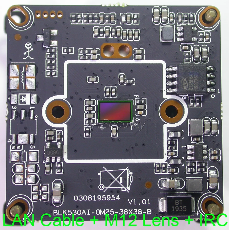 H.265 AI 1080P 1/3 &quotF37 CMOS датчик + 30WX (XM530/ IPC530) CCTV IP камера Модуль платы блока программного