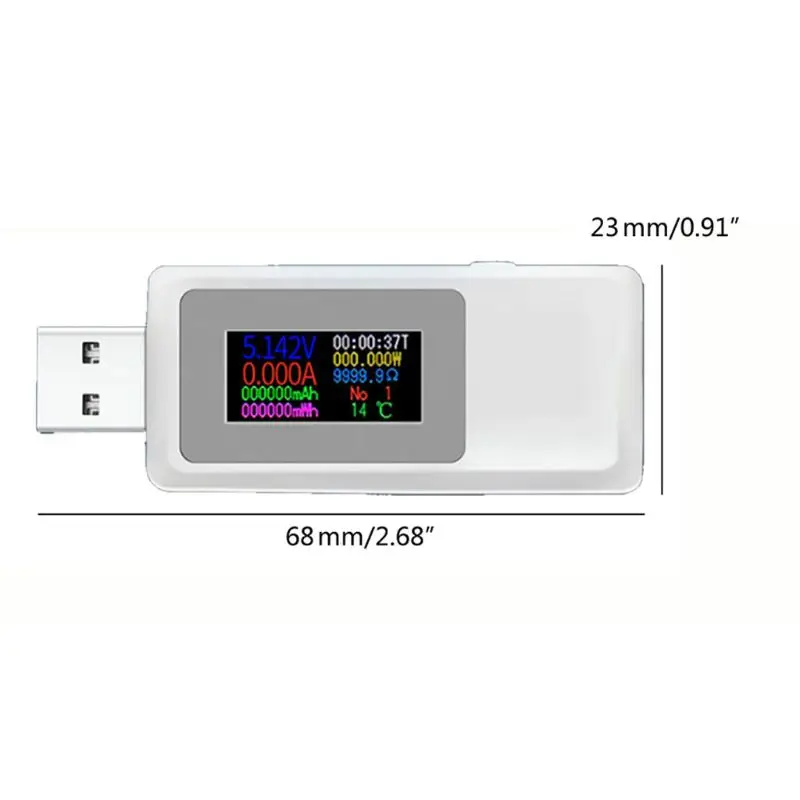 

High Quality KWS-MX19 USB Detector Voltmeter Ammeter USB Tester Voltage Current Power Monitor