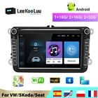 Автомагнитола LeeKooLuu, Android, 2 Din, GPS, Bluetooth, RDS, мультимедийный плеер для VolkswagenVWSkodaSeatPassat B6 B7POLOGOLF 5 6