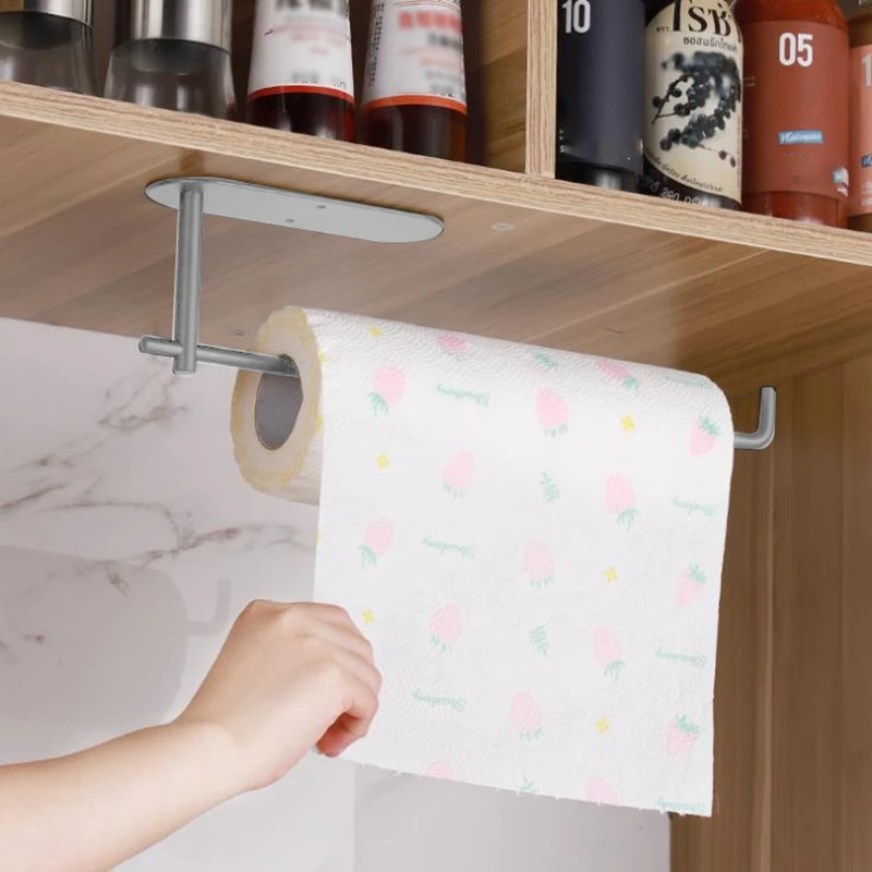 Держатель для бумажных полотенец из нержавеющей стали с креплением под