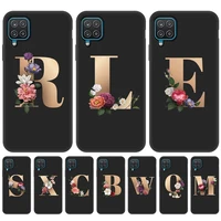 galaxy a12 case for samsung galaxy a21 a10 a11 a01 a10s a20s a2 core a20e a10e m11 cases soft silicone letters painted cover