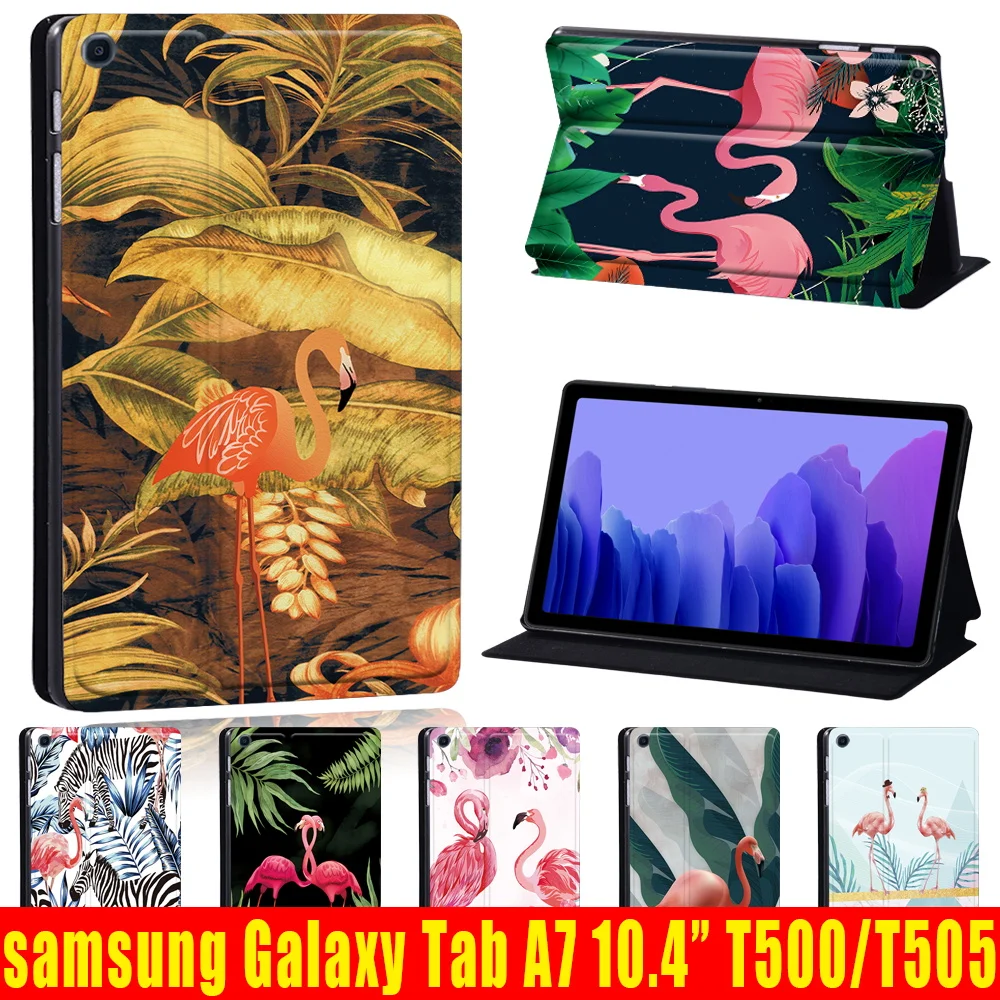 

Flamingo Pattern Case for Samsung Galaxy Tab A7 10.4 Inch 2020 Cover for Samsung Galaxy Tab A7 SM-T500 SM-T505 T507 Tablet Case