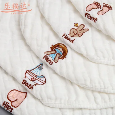 

6 Layers Cotton Gauze Baby Face Towel Soft Baby Towels Wash Cloth Handkerchiefs Infant Baby Feeding Saliva Towels