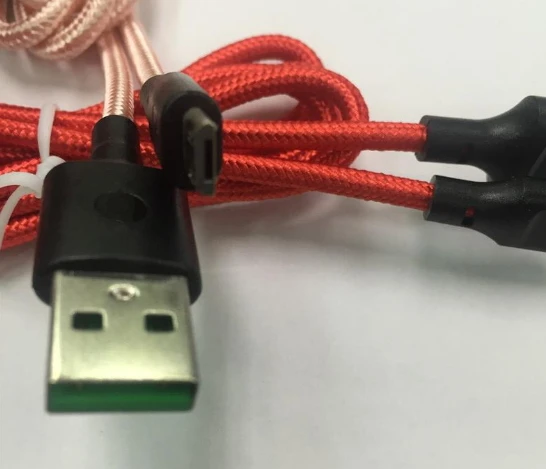 3 м/10 футов кабель для v8/android Плетеный USB V8 Micro передачи данных синхронизации