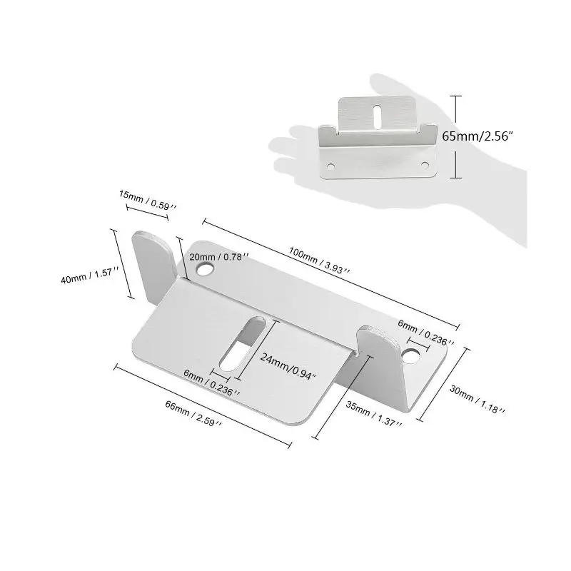 

Set Of 4 Solar Panel Z Style Aluminum Brackets Nuts Bolts And Washers For Mounting Solar Panels On Motorhomes
