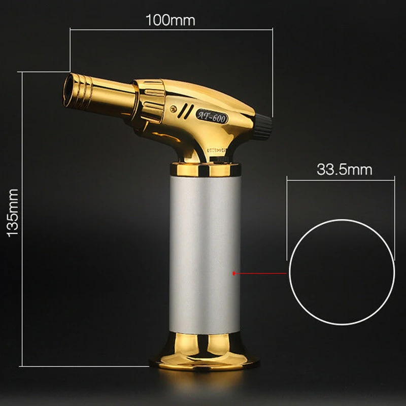 Горячее предложение зажигалка для барбекю фонарь сигар турбо струйный бутановый