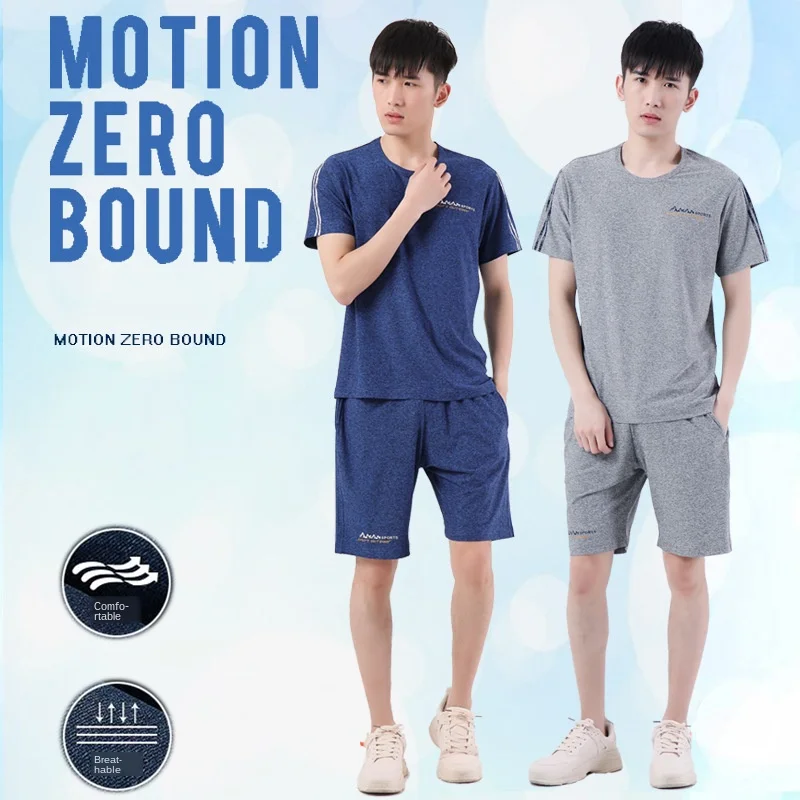 

Men Summer Set Cotton Cation Short Sleeve Shorts Nightwear for Men pijama hombre verano Summer Man Pjamas O-Neck men pajama set
