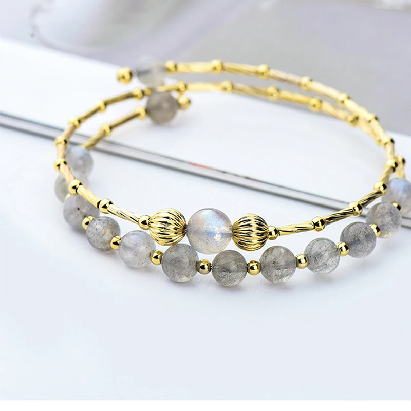 

2022 New Natural Moonstone Bracelet Beads Bracelets for Women Bracelet Jewelry Accessories