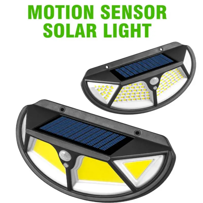 Светодиодный настенный светильник на солнечной батарее с датчиком движения 270 ° |