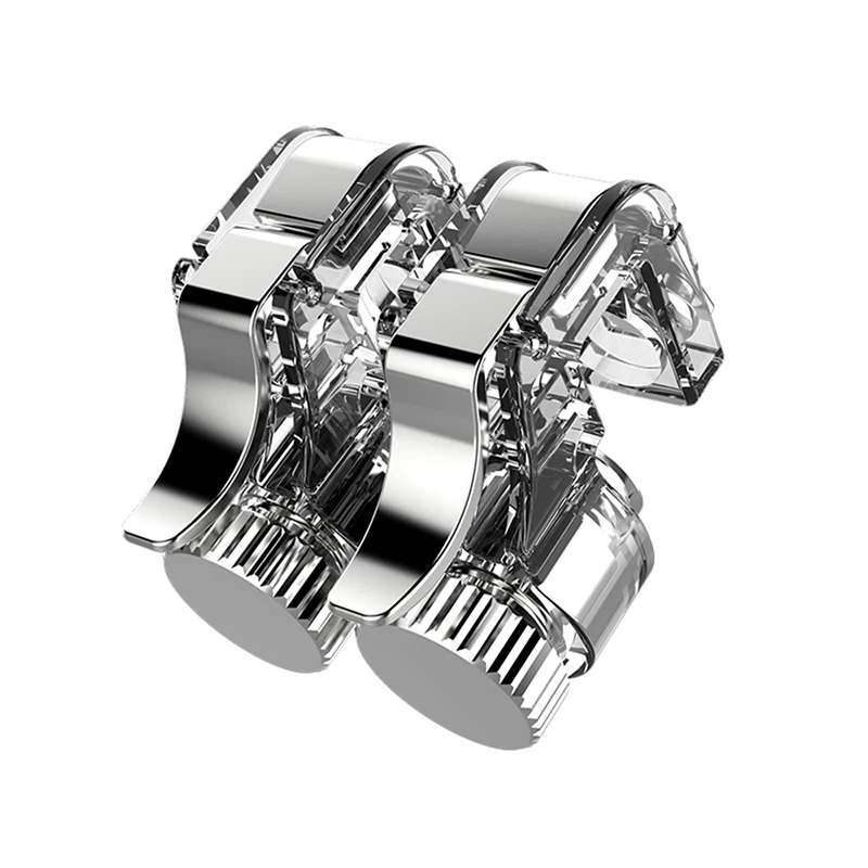 

2pcs Metal Smart Phone Mobile Gaming Trigger Joystick for PUBG Mobile Gamepad Fire Button Aim Key L1R1 Shooter Pubg Controller