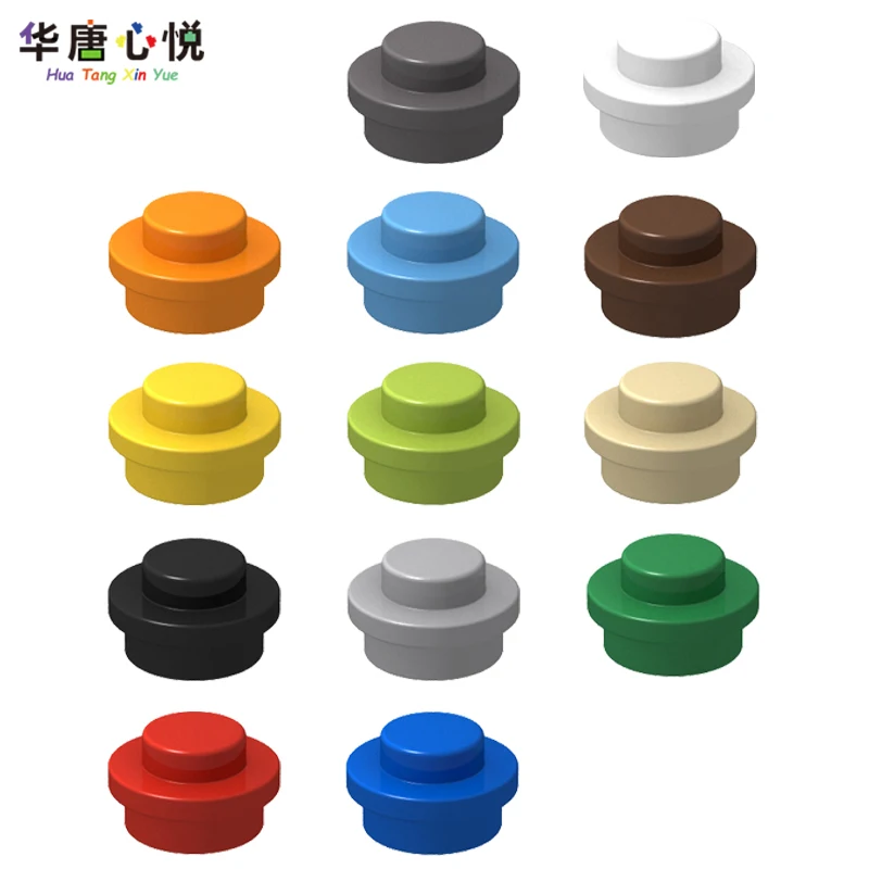 

MOC 6141 высокотехнологичная 1x1 круглая пластина нормальная доска набор аксессуаров 20 шт. кирпичные строительные блоки Обучающие игрушки Детс...