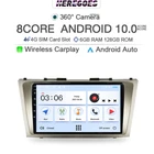 Автомобильный мультимедийный плеер 2DIN, 9 дюймов, Android 10, для Toyota Camry 40, 50, 2006-2011, навигация GPS, 4G, LTE, Carplay, автомобильное радио, стерео, DSP