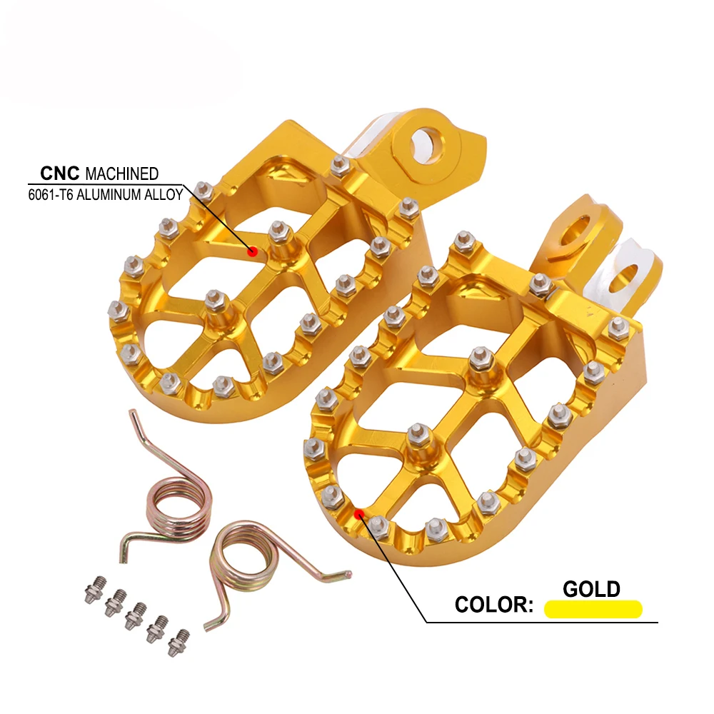 Подножки для мотоцикла CNC подножки педали SUZUKI RMZ 250 RMZ250 2010 2018 450 RMZ450 2008 RMX450Z