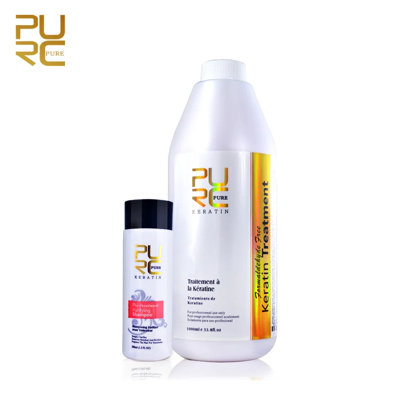 0% Кератиновое лечение без формальдегида гладкое и выпрямляющее средство для