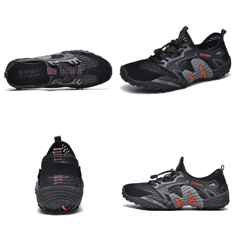 Water Lightweight Barefoot Waterproof Trekking Outdoor Climbing Elastic Man Hiking Shoes Quick Dry Breathable Sneakers Trekking