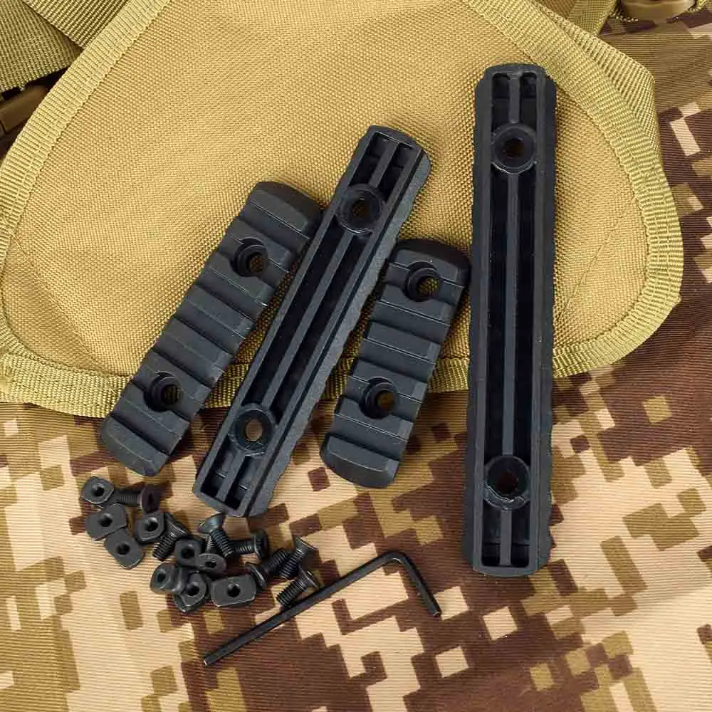 Тактические Airsoft полимерная Пикатинни M-LOK для MOE Handguard лазерный прицел охотничья