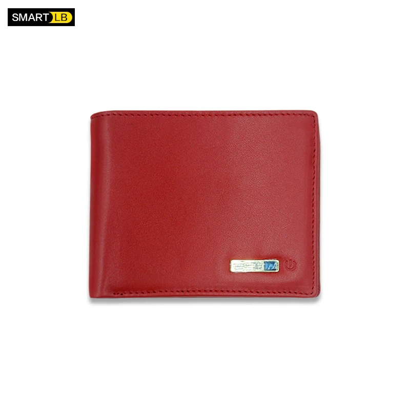 Новинка 2019 подлинный мужской кошелек с держателем для карт умный Bluetooth защитой от