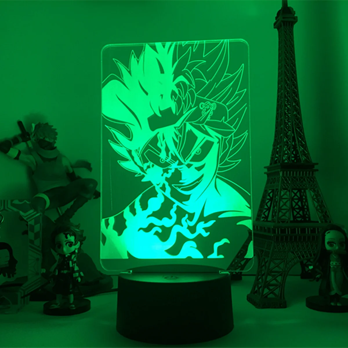 3D лампа Аниме Черный клевер Аста светильник для детей декор спальни ночник